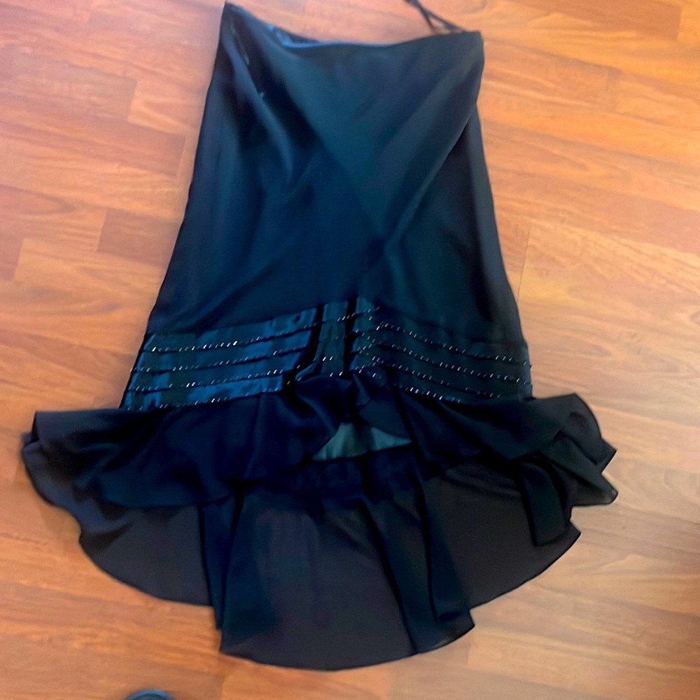 A very beautiful skirt, with a flounce at the hem.